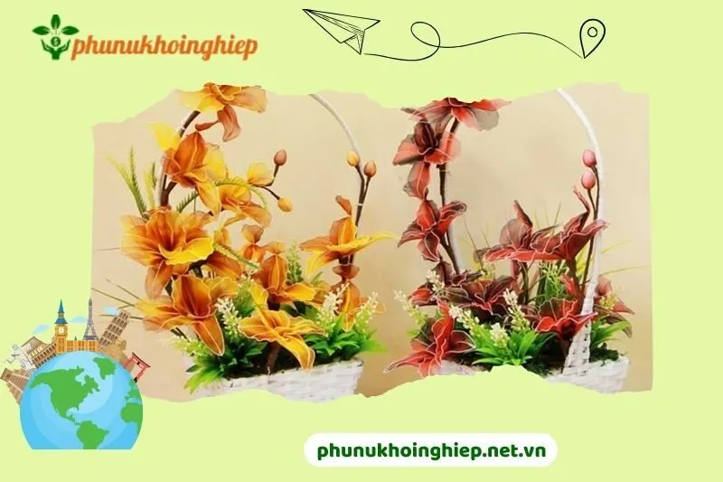Hoa Lụa Sáng Tạo